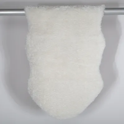 Tapis à poils longs (Blanc)