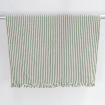 Tæpppe (Grøn, Beige)