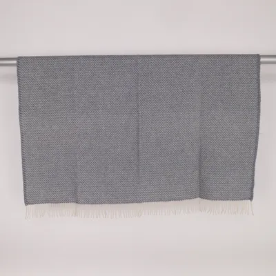 Filt (Grå, Vit) från Klippan Ull