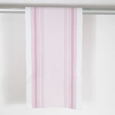 Tischläufer (Pink, Weiß) von Nyblom Kollén Baumwolle