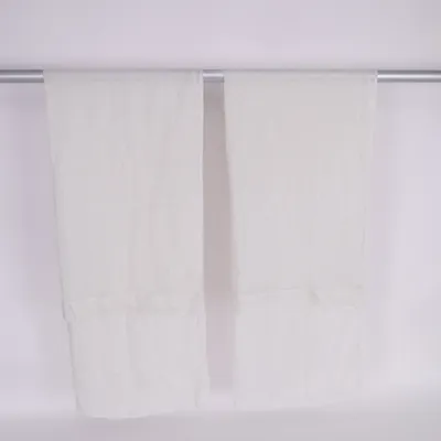 Rideau passe tringle (Blanc, Argent) de Hemtex Polyester