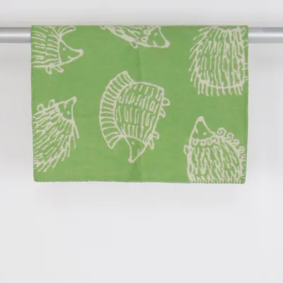 Babyfilt (Grön, Vit) från Klippan Ull