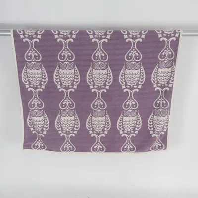 Blanket (Purple, White) from Klippan Organic cotton
