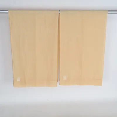 Gordijn aan roede (Geel) van Rusta Home Polyester