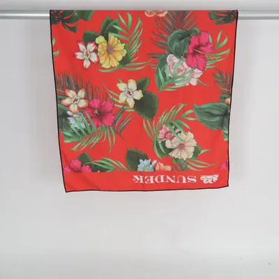 Beach towel (Red, Multicolored) from Sundek