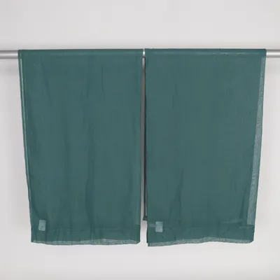 Gordijn aan roede (Groen) van Rusta Home Polyester