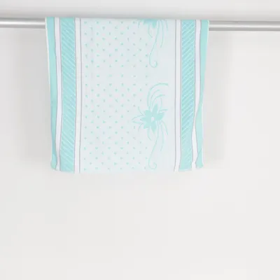 Bath towel (Blue, White) from Eme Cotton
