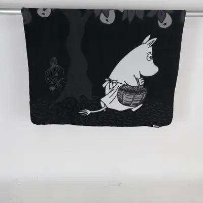 Filt (Svart, Grå) från Moomin by Martinex