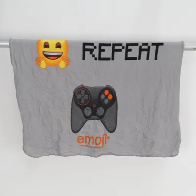 Couverture (Gris, Multicolore) de Emoji Polyester
