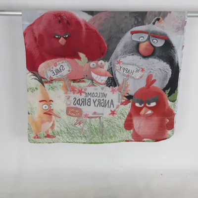 Dekbedovertrek (Blauw, Meerkleurig) van Angry Birds Katoen