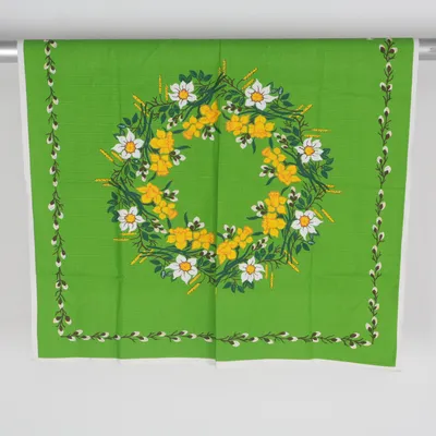 Tafelkleed (Groen, Geel, Wit)