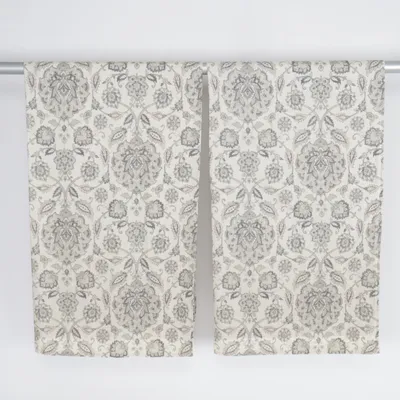 Gordijn aan roede (Beige, Groen, Meerkleurig) van Hemtex Linnen, Polyester