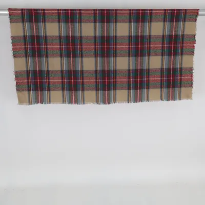 Plaid (Beige, Red, Green) from Zara Accessories
