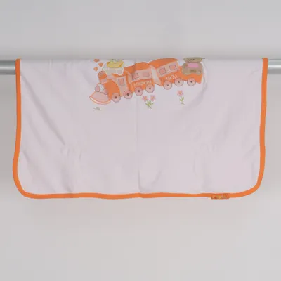 Babyfilt (Orange, Vit, Flerfärgad) från Ponpon