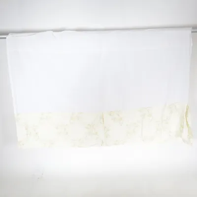Bed skirt (White, Yellow) from Sheridan