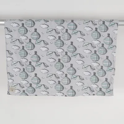 Housse de couette (Gris, Vert) de Stark Baby Coton