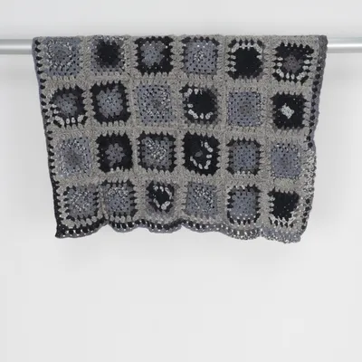Plaid (Grå, Blå, Sort)