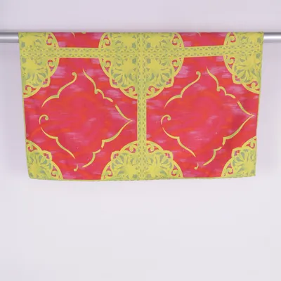 Tablecloth (Red, Multicolored) from Bassetti Cotton