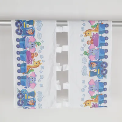 Knytbandslängd (Vit, Flerfärgad) från Home Creation Polyester