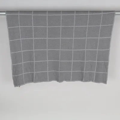 Blanket (Gray) from Oscar & Clothilde Cotton