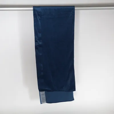 Rideau plissé (Bleu) de Linea Polyester