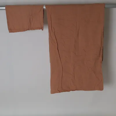 Bäddset (Beige, Orange) från Granit Bomull, Linne