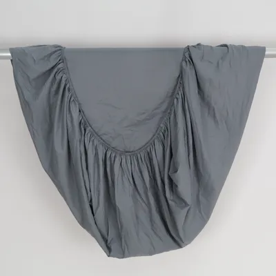Fitted sheet (Gray) from Amazon Basics Polyester