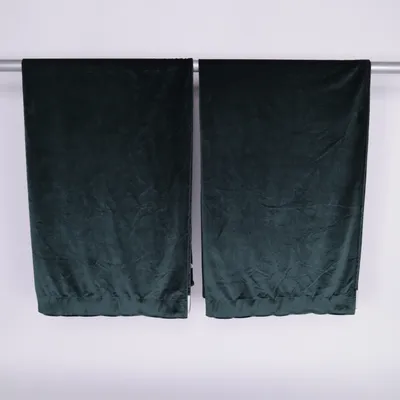 Zonverduisterende gordijnen (Groen) van Jotex Polyester