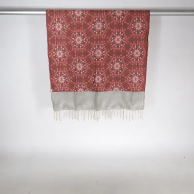 Plaid (Roze, Bruin, Zwart) van House of Rym Katoen