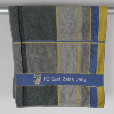 Bath towel (Gray, Yellow, Blue) from Bertels Textil Cotton
