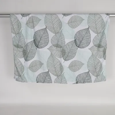Duvet cover (White, Green) from Rusta Home Polyester