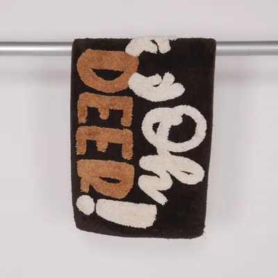 Badrumsmatta (Brun, Vit) från Jotex Bomull, Polyester