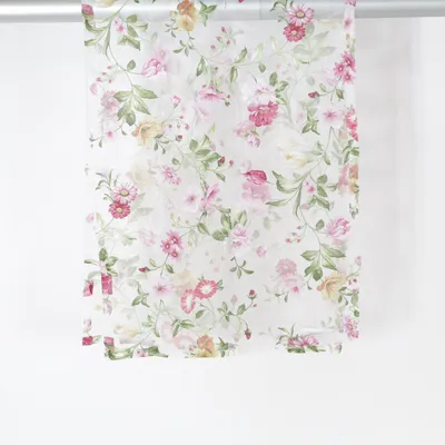 Table runner (White, Multicolored) from Sander Polyester, Viscose