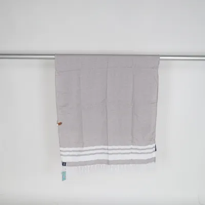 Pläd (Grå, Vit) från Vinga Sweden Bomull