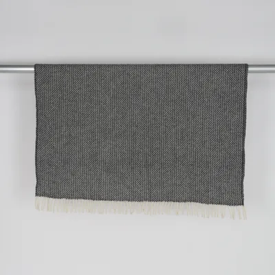 Filt (Grå, Vit) från Klippan Ull