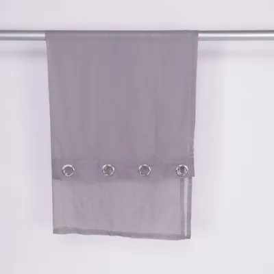 Öljettgardin (Grå) från My Home Polyester
