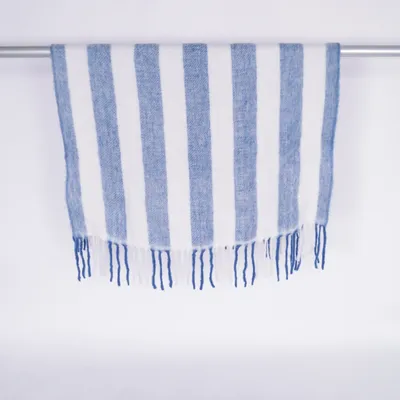 Plaid (Blauw, Wit) van Design by Lagerhaus Acryl, Polyester, Wol