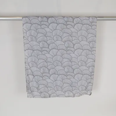 Duschdraperi (Grå, Vit)