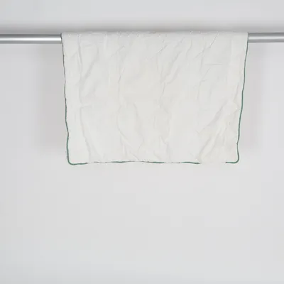 Duvet (White, Green) from Rätt Start Organic cotton, Polyester