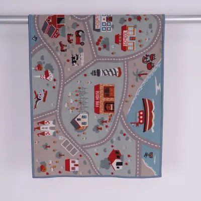 Playmat (Blue, Multicolored) from Clas Ohlson Nylon