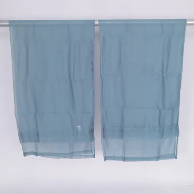 Gordijn aan roede (Turquoise) van Rusta Home Polyester