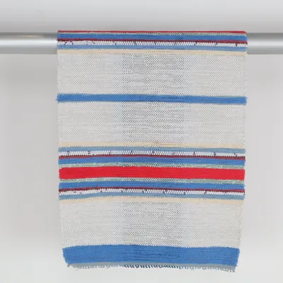 Tapis de chiffon (Blanc, Bleu, Rouge)