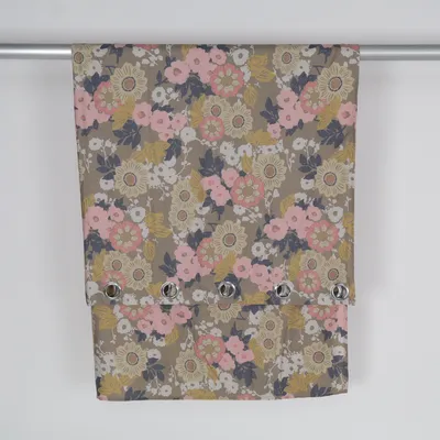 Rideau de douche (Beige, Rose, Gris) de Ellos Polyester