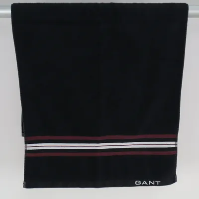 Bath towel (Black, Red, White) from GANT Home Cotton