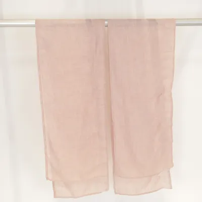 Rod pocket curtain (Pink) from Noble House Polyester