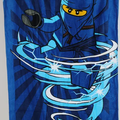 Strandhandduk (Blå) från LEGO Bomull