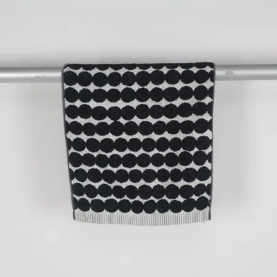 Towel (Black, White) from Marimekko Cotton