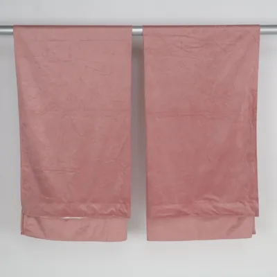 Gordijn aan roede (Roze) van Rusta Home Polyester