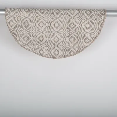 Fladvævet tæppe (Beige)