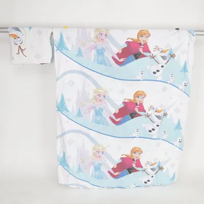 Bäddset (Vit, Flerfärgad) från Disney Bomull